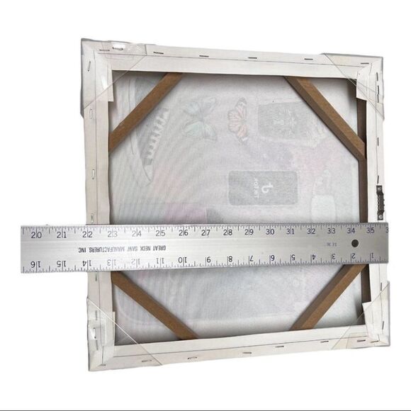 Starbucks Canvas Wall Art Skateboard Tik Tok Dorm Sneakers Rainbow Butterfly - Picture 5 of 6